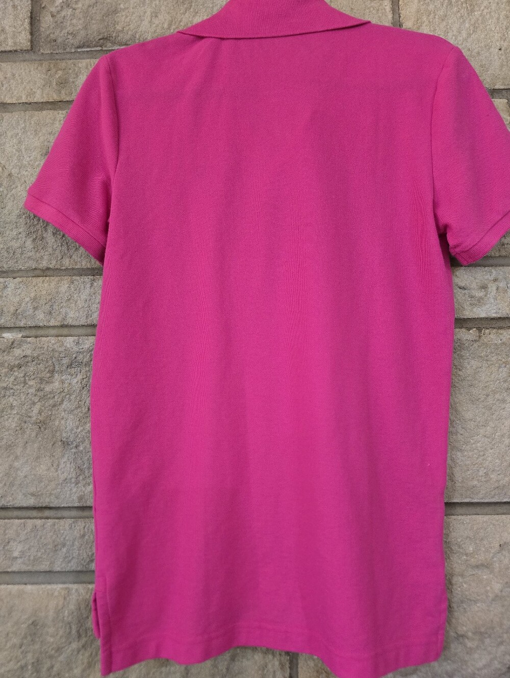 U.S. Polo Assn. Men’s Pique Short Sleeve Polo Shirt Pink, XS - Picture 6 of 9